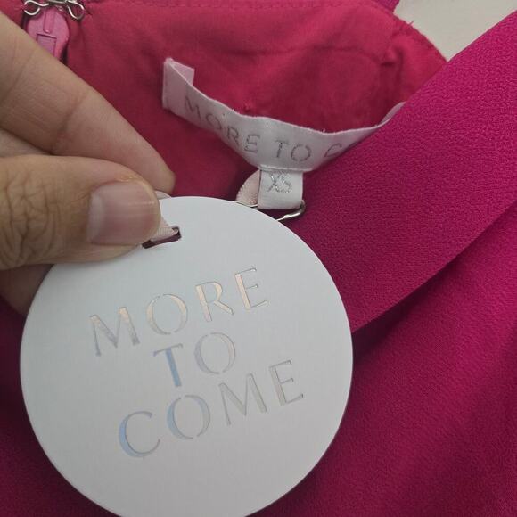 REVOLVE More to Come Mileva Ruched Mini Dress XS Fuchsia Pink - Picture 7 of 8